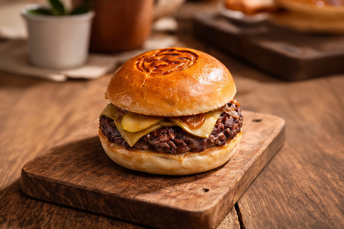grillburger und bratwurst vom eigenen Rind